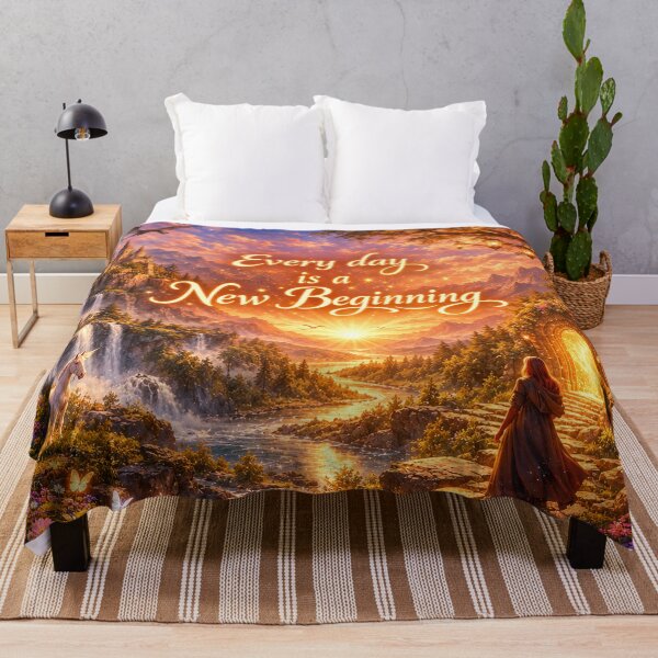 Item preview, Every Day Is a New Beginning Quote designed and sold by StefStuff4U.