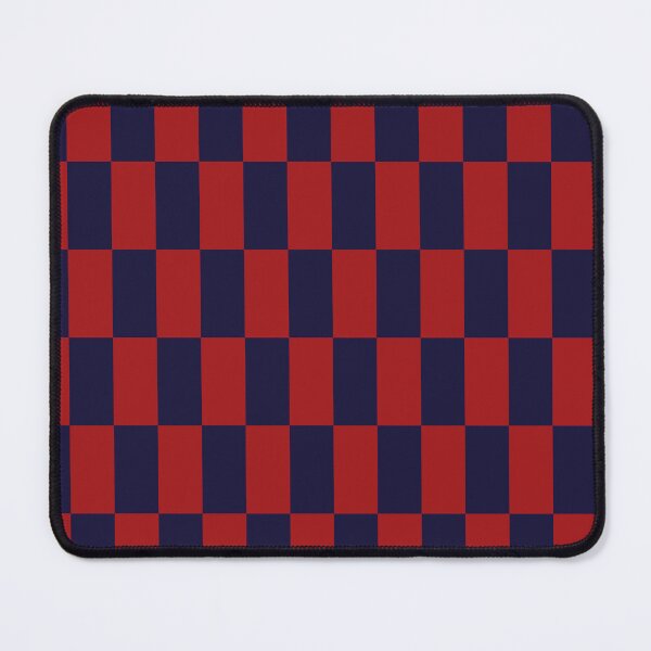 Item preview, Minimalist Navy Blue and Deep Red Checkerboard Pattern | Retro Collegiate Grid Pattern for College Students | Aesthetic Red & Navy Blue Checkered Gift for Her Mom Bride designed and sold by VivaFy.