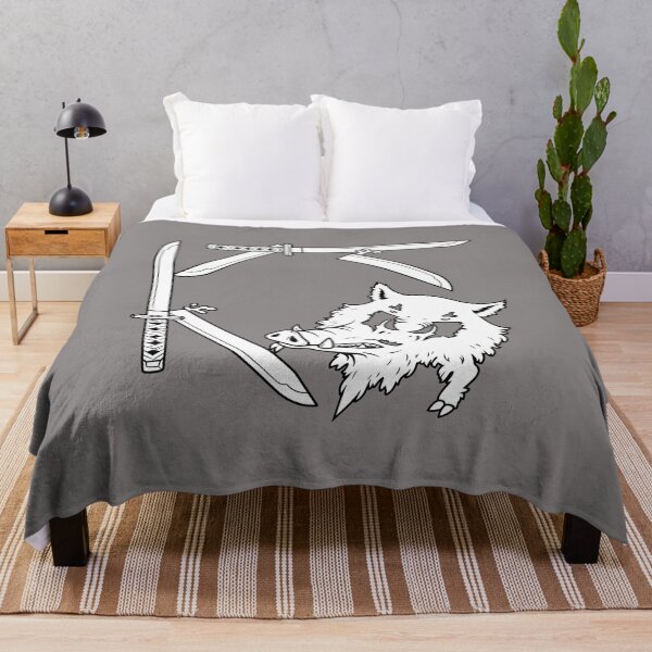 Item preview, Wolf Head Samurai Sword Emblem Graphic-83 designed and sold by HeinzAlbers.