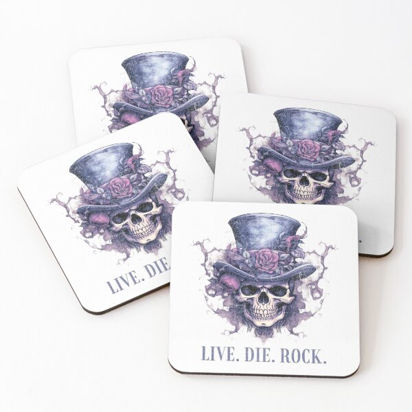 Item preview, LIVE. DIE. ROCK. (Rock Music Lover) designed and sold by lovewhatyoudo.