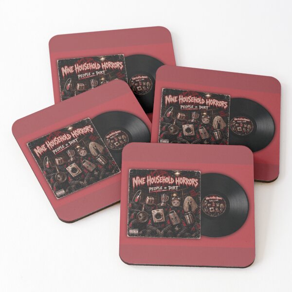 Item preview, Nine Household Horrors - People = Dirt, Funny Heavy Metal, Parody Album Cover, Vinyl Record designed and sold by DGMaxShop.