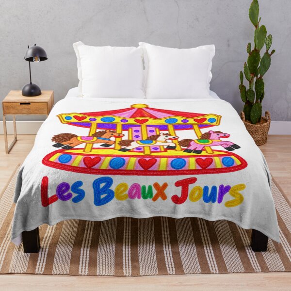 Item preview, Colorful Merry Go Round Carousel – Les Beaux Jours designed and sold by Yewon Kim.