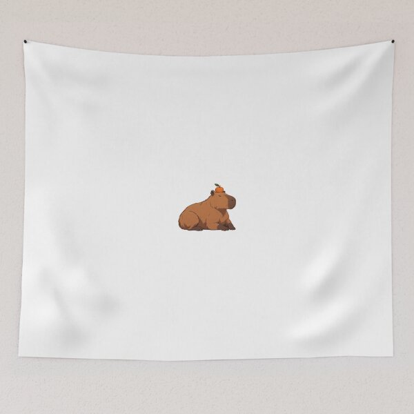 Item preview, No Rush: Capybara with a Mandarin designed and sold by angnar97.