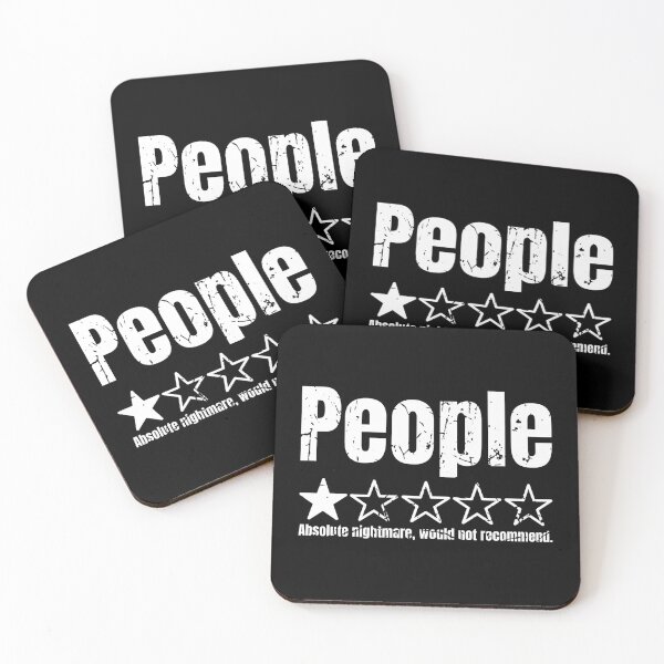 Item preview, People Absolute Nightmare Would Not Recommend Misanthrope Introvert Sarcasm Humor designed and sold by Dondonmart.