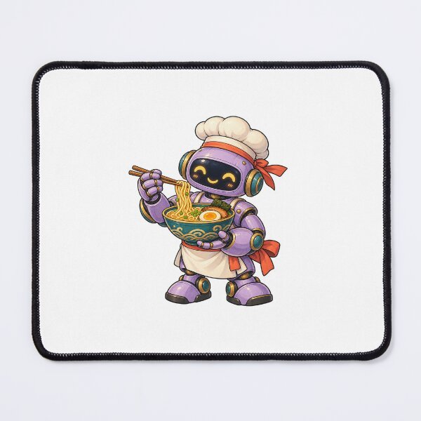 Item preview, Robot Chef with Ramen Bowl designed and sold by JS Creative Studio.