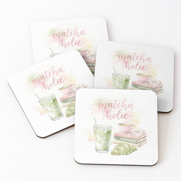 Item preview, Matcha Watercolor Aesthetic Green Tea Lover Gift designed and sold by MIRAMUSE10.