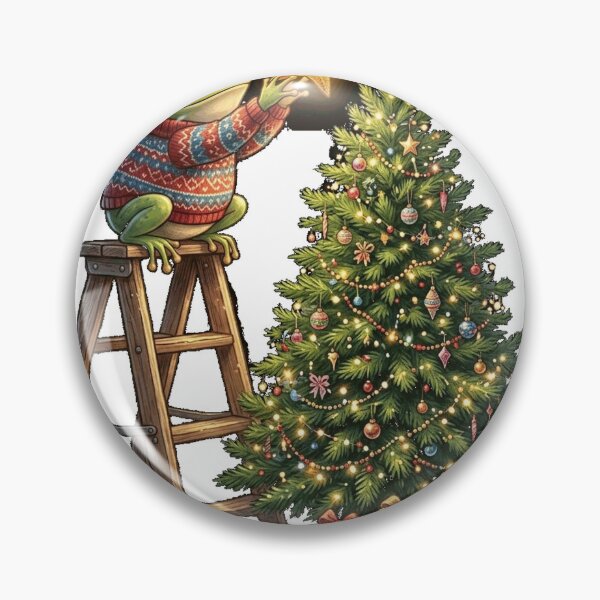 Item preview, Cozy Christmas Frog Library Tree Vintage Wash T-Shirt designed and sold by MattiaDedo.