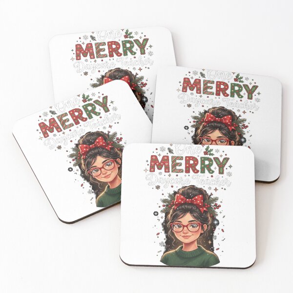 Item preview, Daycare Teacher Messy Bun Preschool Teacher Christmas Essential T-Shirt designed and sold by Model-Yoys.