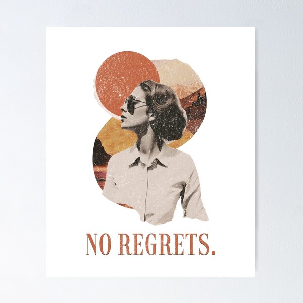 Item preview, NO REGRETS (STRONG WOMAN) designed and sold by lovewhatyoudo.