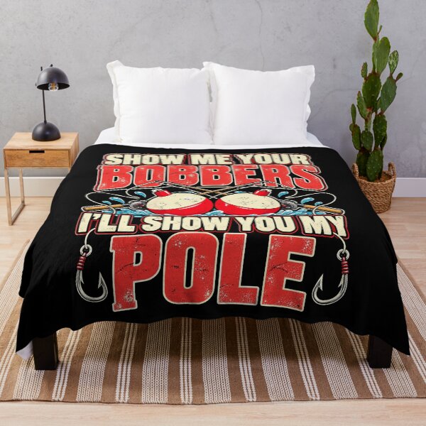 Item preview, Funny Fishing Bobber Pole Joke Retro Angler Design designed and sold by stmpdwrld.