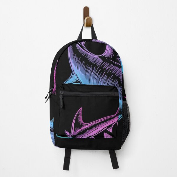 Item preview, Neon Sharks Ocean Predator Illustration designed and sold by haitrieuic96.