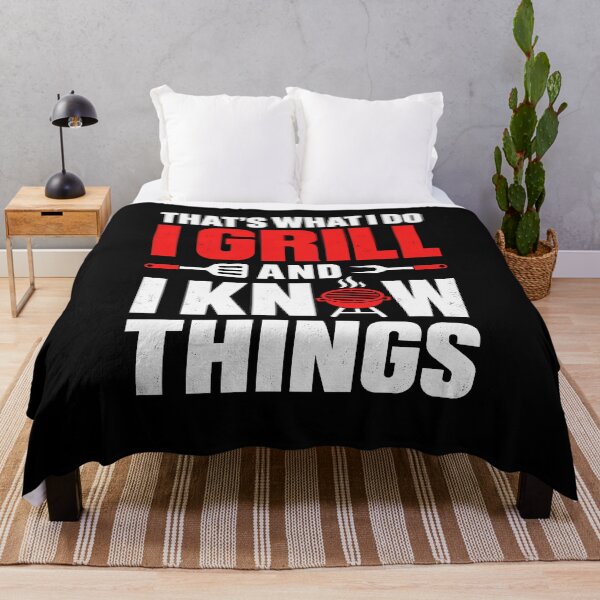 Item preview, Funny Grilling BBQ I Grill and Know Things Backyard Cookout Design designed and sold by stmpdwrld.