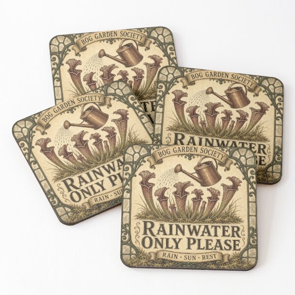 Item preview, Rainwater Only Please Carnivorous Plant Gift designed and sold by BoosterShop.