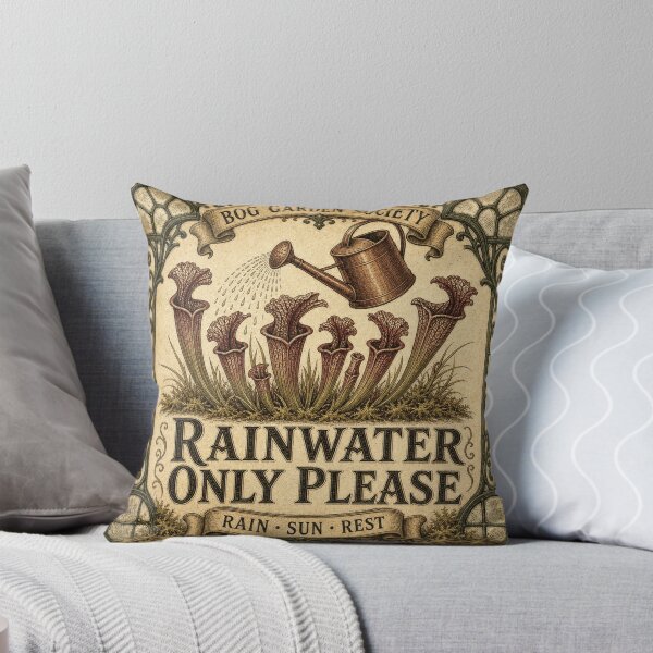 Aperçu de l'œuvre Rainwater Only Please Cadeau Plantes Carnivores créée et vendue par BoosterShop.