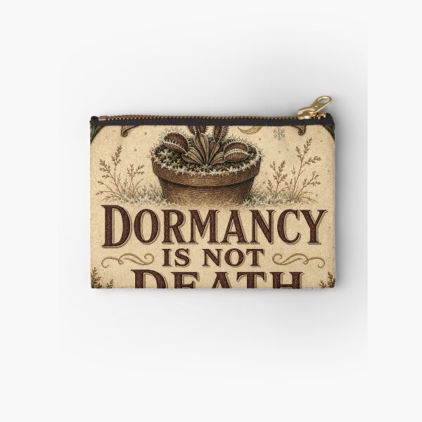 Item preview, Dormancy Is Not Death Flytrap Winter Humor designed and sold by BoosterShop.
