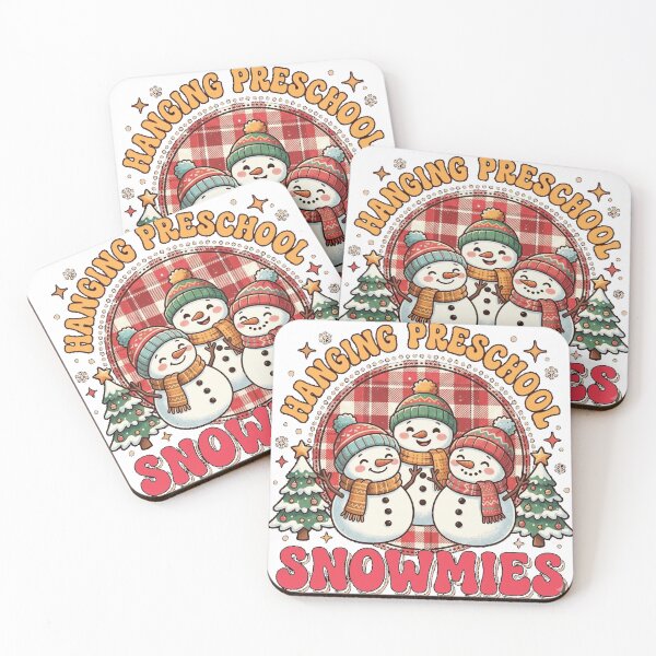 Item preview, Hanging With My Preschool Snowmies Christmas Teacher Student Essential T-Shirt designed and sold by teluguredbubble.