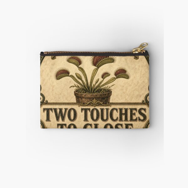 Aperçu de l'œuvre Two Touches to Close Cadeau Science Dionée créée et vendue par BoosterShop.