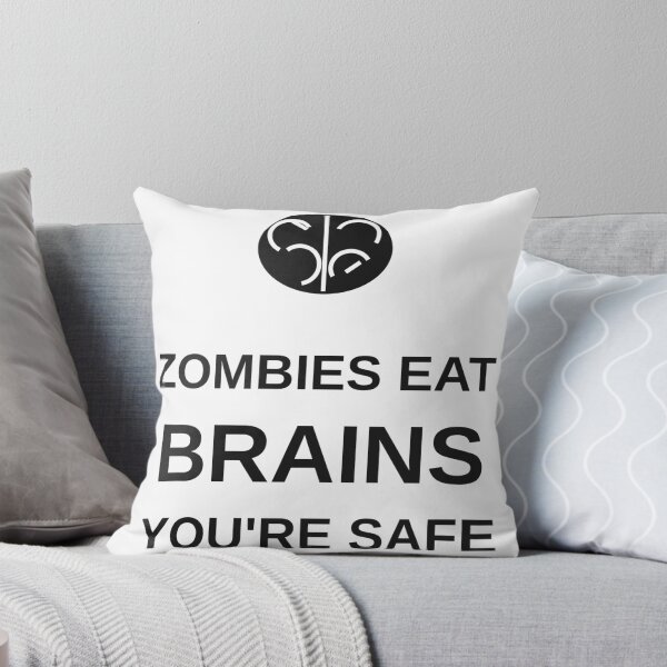 Item preview, Zombies Eat Brains You're Safe Funny Zombie Halloween designed and sold by jz0n.x.