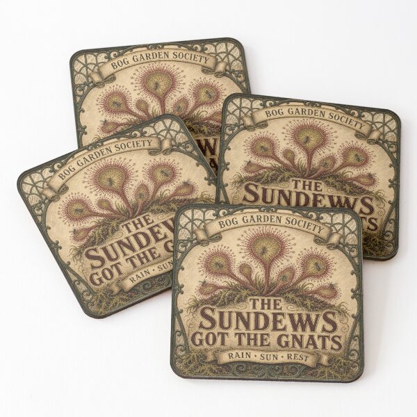 Item preview, The Sundews Got the Gnats Sundew Plant Humor designed and sold by BoosterShop.