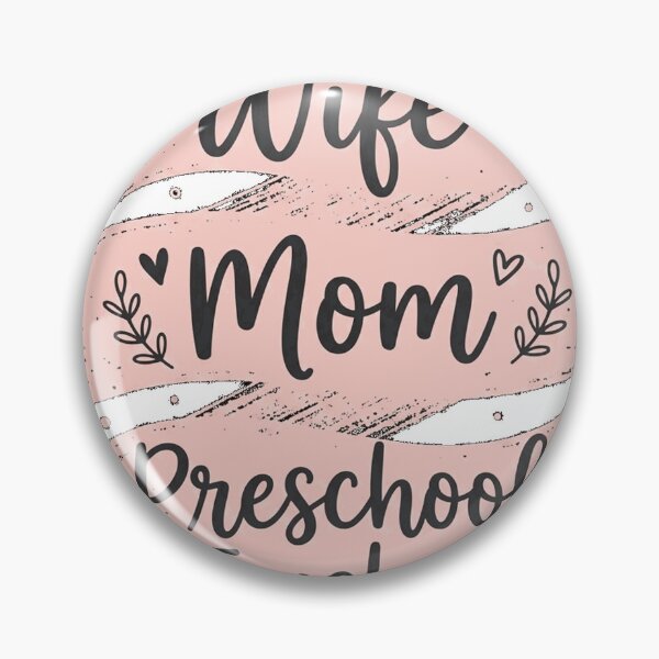 Item preview, Cute Wife Mom Preschool Teacher Gift Idea Oversized T-Shirt designed and sold by E-Capoeira shop.