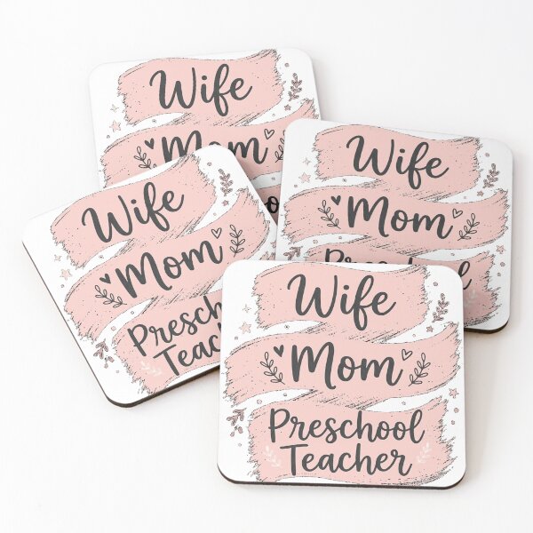 Item preview, Cute Wife Mom Preschool Teacher Gift Idea Oversized T-Shirt designed and sold by E-Capoeira shop.