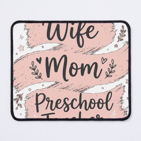 Item preview, Cute Wife Mom Preschool Teacher Gift Idea Oversized T-Shirt designed and sold by E-Capoeira shop.