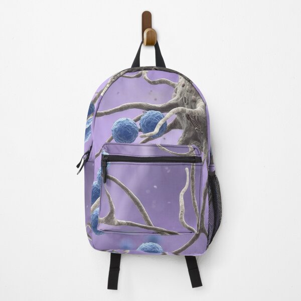 Item preview, Neuron Like Cell With Blue Lymphocytes designed and sold by KaiWaiGallery.