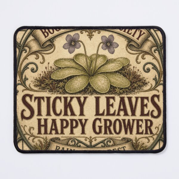 Item preview, Sticky Leaves Happy Grower Butterwort Plant Gift designed and sold by BoosterShop.