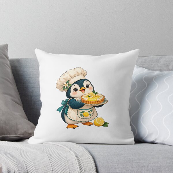 Item preview, Penguin Baker with Lemon Tart designed and sold by JS Creative Studio.