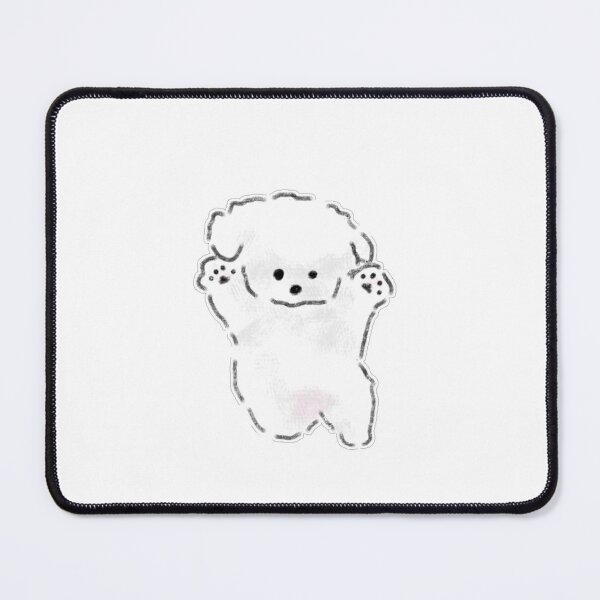 Item preview, Happy Bichon Frise Puppy Paws Up designed and sold by raun.draw.