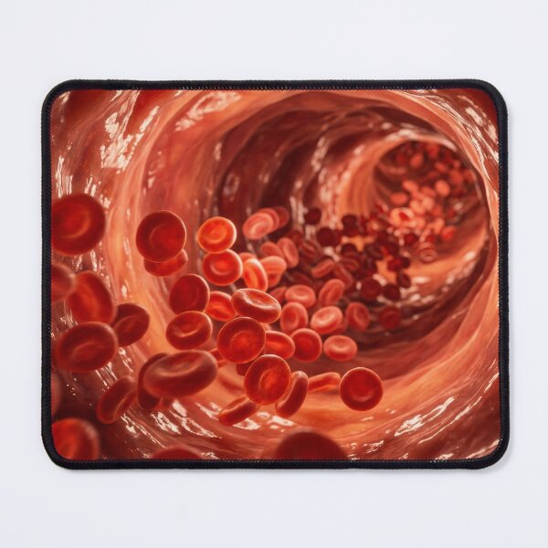 Item preview, Red Blood Cells Flowing Through Artery designed and sold by KaiWaiGallery.