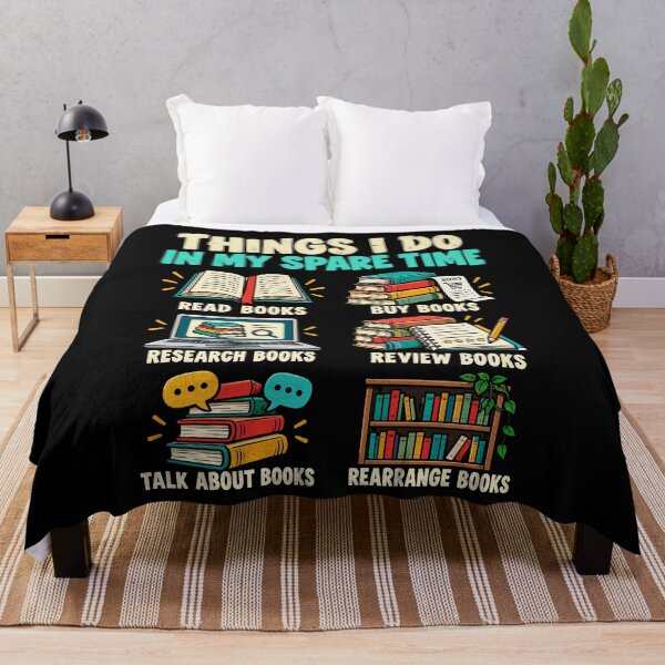Item preview, Book Lover Spare Time Reading and Bookworm Humor Design designed and sold by stmpdwrld.