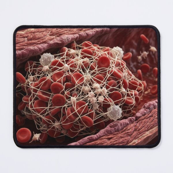 Item preview, Blood Clot Fibrin Mesh Inside Vessel designed and sold by KaiWaiGallery.