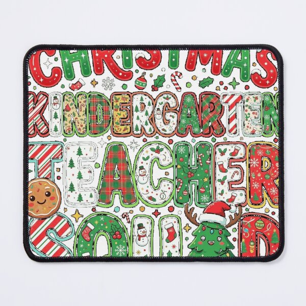 Item preview, Funny Christmas Kindergarten Teacher Oversized T-Shirt designed and sold by TinyHands-Art.
