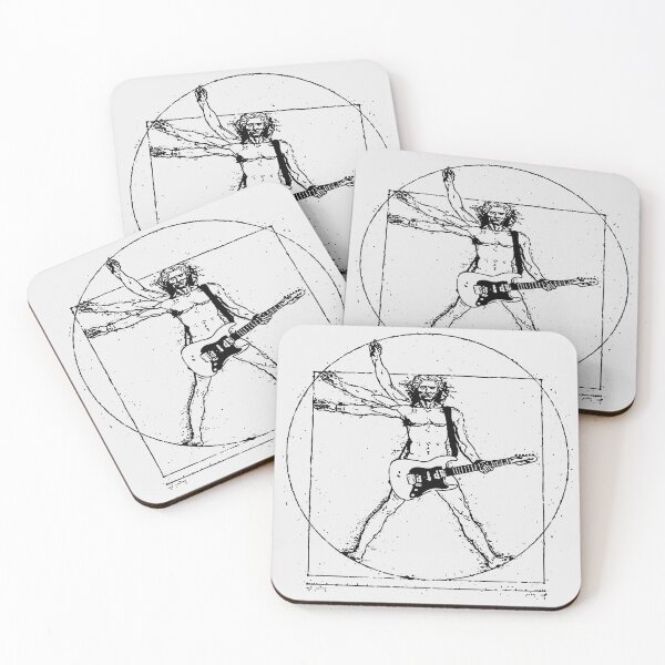 Item preview, The Vitruvian Rock Star (BLACK) designed and sold by That-Indie-Guy.