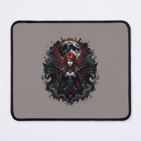 Item preview, Woman Wolf Embrace Dark Art Illustration-20 designed and sold by JulianeSchn.
