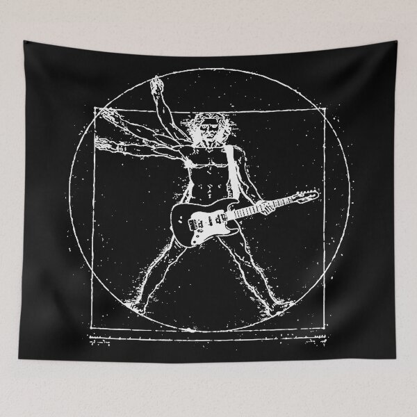 Item preview, The Vitruvian Rock Star (WHITE) designed and sold by That-Indie-Guy.