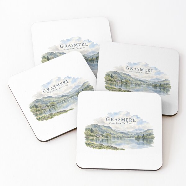 Item preview, Grasmere Lake and Mountain Watercolor Travel Art designed and sold by skyartdesign.