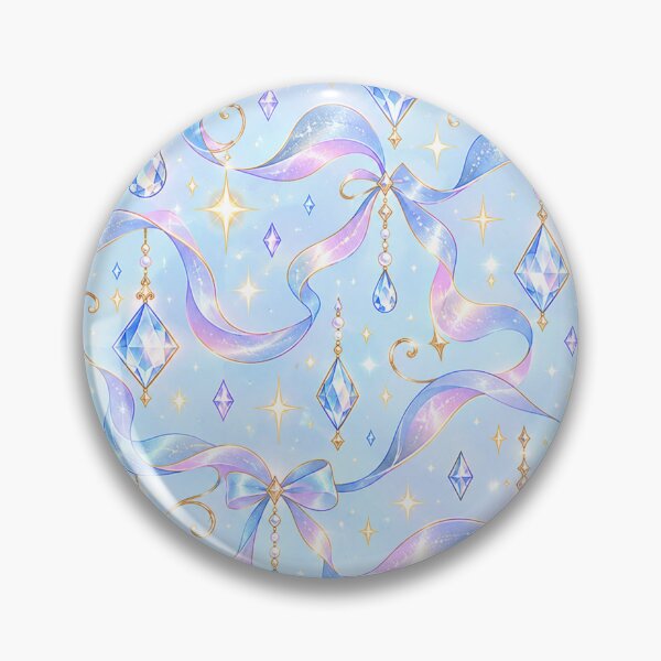 Item preview, Magical Ribbons And Crystals Pattern designed and sold by ShivCraft Studio.