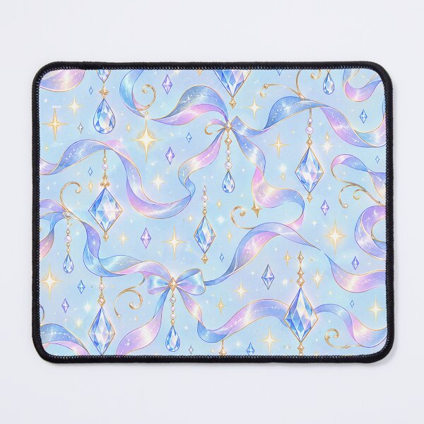Item preview, Magical Ribbons And Crystals Pattern designed and sold by ShivCraft Studio.