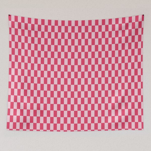 Item preview, Aesthetic Hot Pink and Light Pink Checkerboard Pattern | Preppy Pink Check Grid Design for Birthday Girl | Magenta and Baby Pink Checkered Coquette Gift for Her Mom Bride designed and sold by VivaFy.