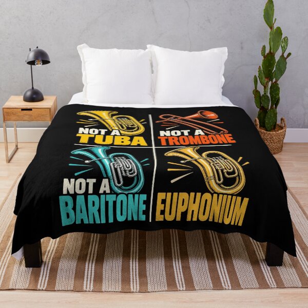 Item preview, Euphonium Brass Instrument Musician Humor Comparison Design designed and sold by stmpdwrld.