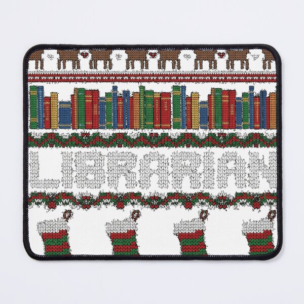 Item preview, Librarian Books Ugly Christmas Sweater Mask Tshirt Graphic T-Shirt Classic T-Shirt (3) designed and sold by VendaVirtualVip.