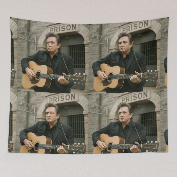 Item preview, Johnny Cash Prison Poster designed and sold by Halifaxartguy.