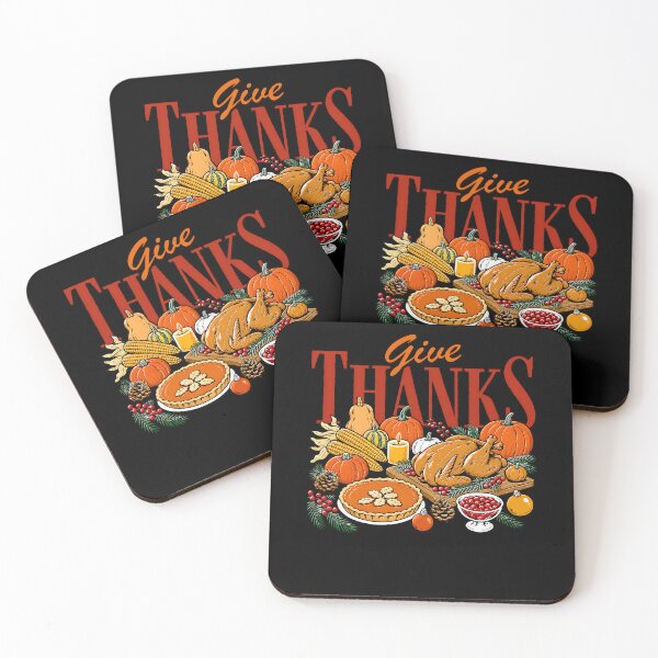 Item preview, Give Thanks Thanksgiving Turkey and Pumpkin Pie designed and sold by raewaelchi.
