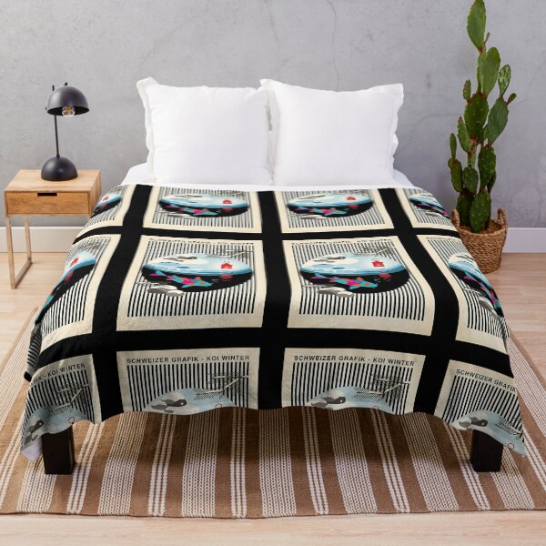 Item preview, Koi Fish Frozen Winter Garden designed and sold by PictoVibe.