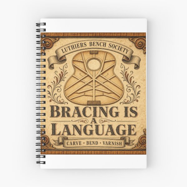 Item preview, Bracing Is a Language Guitar Builder Gift designed and sold by BoosterShop.