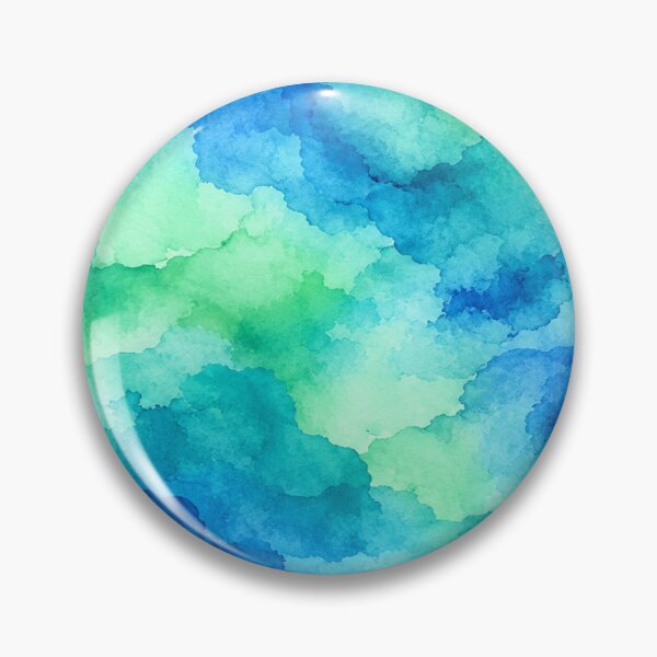 Item preview, Blue And Green Watercolor Wash Pattern designed and sold by ShivCraft Studio.