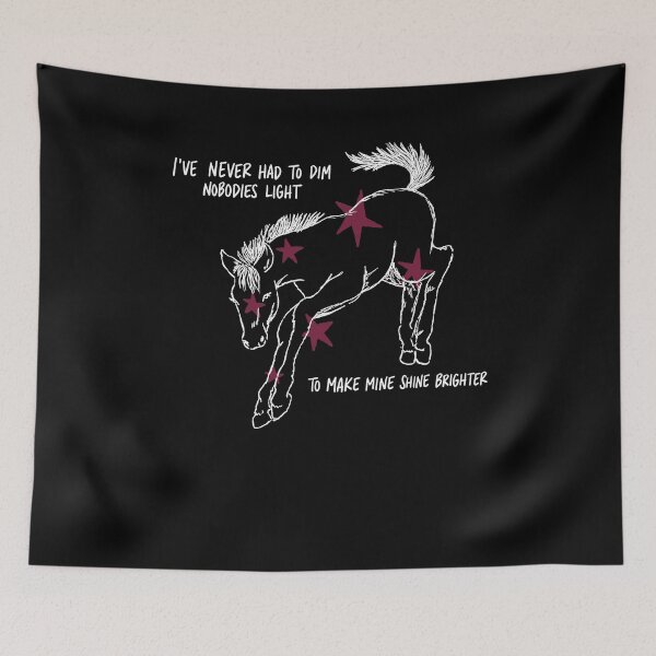 Item preview, Horse I've Never Had to Dim Anyone's Light designed and sold by ALICIAxGONZALEZ.