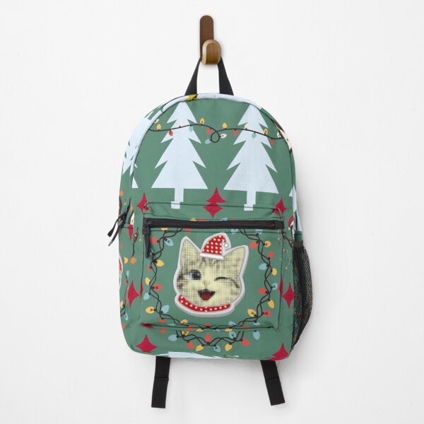 Item preview, Festive Cat And Penguins Holiday Art designed and sold by Azurart2.
